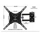 thumbnail image 2 of Soporte Home Design Hdl-117b-2 De Pared Para Tv/monitor De 14 A 55 Negro, 2 of 3