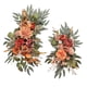 thumbnail image 3 of 2 Piezas De Flores De Seda Que Cuelgan La Corona Del Arco De La Boda Para La Boda De La Pared De La Granja Naranja, 3 of 3