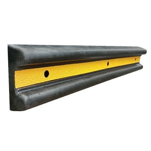 Lorenzini - Protector Pared Goma Neg/Ama 100X15X5 Cm