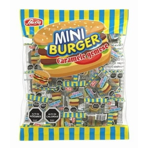 Gomitas Mini Burger Hamburguesa De Fruna Bolsa 36 Unidades