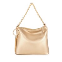 Bolso De Hombro Para Mujer, Mkf Collection, Bolso De Mano Versátil De Cuero Vegano, Elegante Y Funcional - Brigitte - Oro
