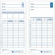 thumbnail image 1 of Paquete de 100 tarjetas de tiempo Lathem 18 cm, doble cara, 1 of 2