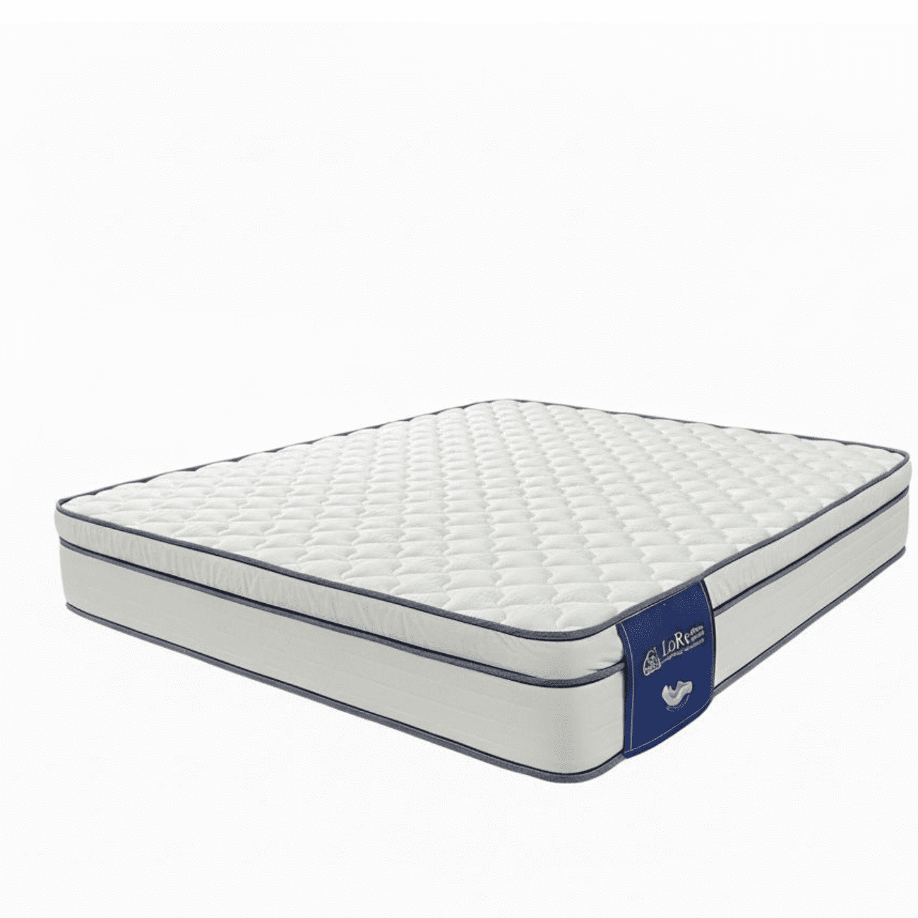 Colchón 2 Plazas De 1 Pilo Lore / Máximo Confort