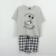 thumbnail image 1 of Pijama Manga Corta Mujer Gris Happy Mickey Disney, 1 of 5