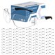 thumbnail image 1 of Gafas de seguridad AOOFFIV transparentes a granel de 80 lentes ANSI Z87.1, 1 of 7
