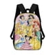 thumbnail image 1 of Princesas Disney-theme Backpack, Campus style schoolbag Bookbag with Adjustable Shoulder Straps And Large Zip Compartment, Unisex Travel Bags., 1 of 6