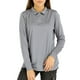 thumbnail image 1 of Polera Cooldry Quebec Manga Larga Mujer Gris, 1 of 2