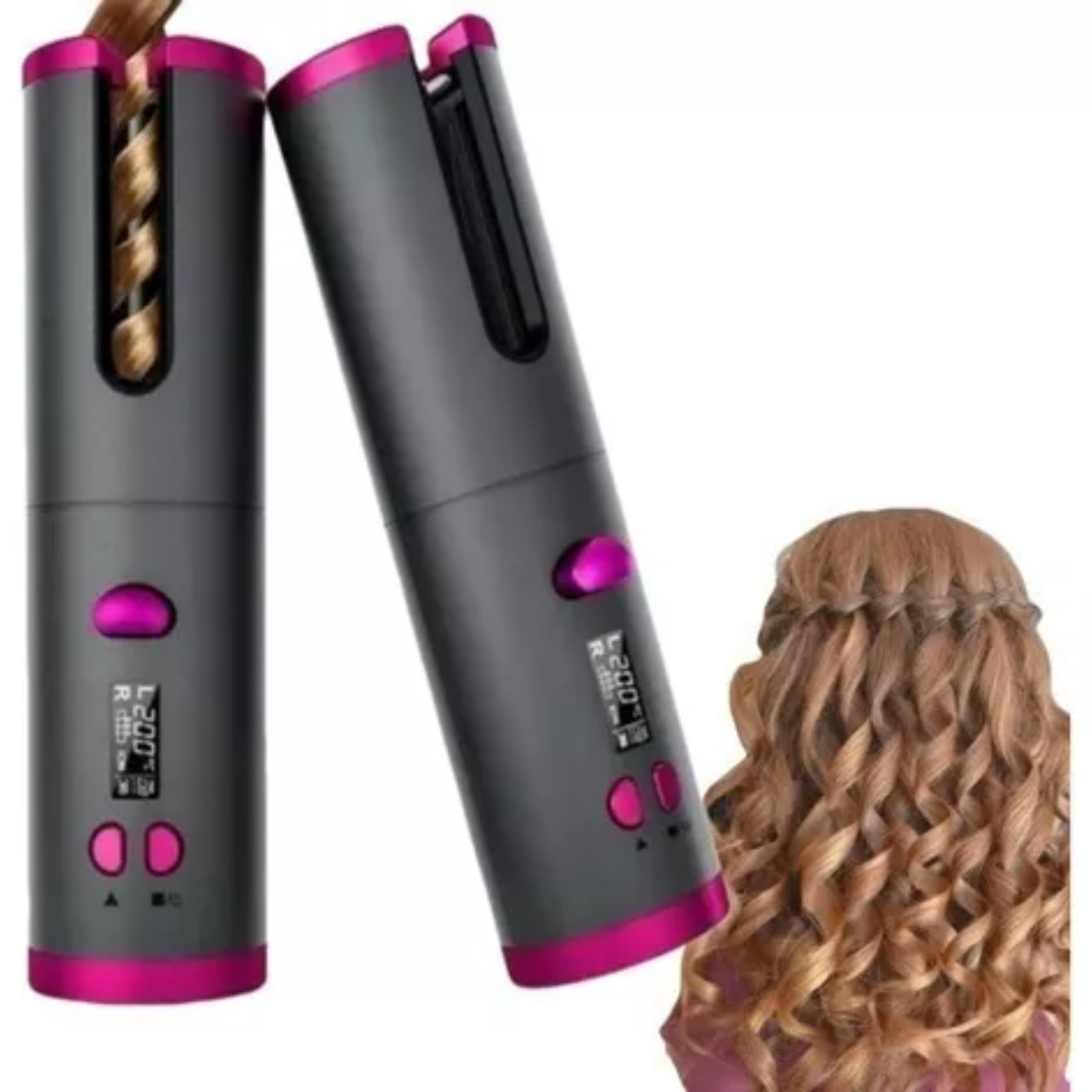 Movi - Rizador De Cabello Automático Inalámbrico Con Tecnología Turmalina