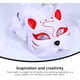 thumbnail image 3 of Máscara de gato, 3 piezas, máscaras Therian, máscaras de gato blancas, máscara de Halloween DIY, medias mascarillas de animales, mascarada, cosplay, fiesta, 3 of 7