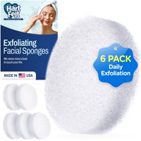 Esponja Exfoliante Hartfelt Redonda Facial 6 Unidades
