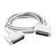 thumbnail image 1 of Cable WESAPPINC DB25 de 25 pines macho a macho en serie paralelo de 4,5 m, 1 of 4