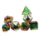 thumbnail image 1 of 7 Piezas De Dados Acrílicos D4-d20 Juego De Dados Poliédricos Para Juegos De Mesa Juegos De Cartas Verde Rojo, 1 of 3