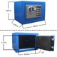 thumbnail image 4 of Caja fuerte de seguridad electrónica Yuanshikj con teclado y cerradura AZUL, 4 of 6