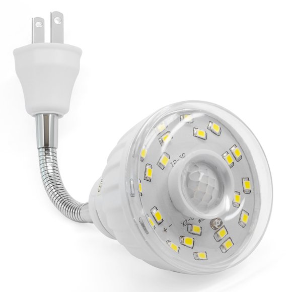 Luz LED nocturna ShopN5 activada por movimiento desde el anochecer hasta el amanecer