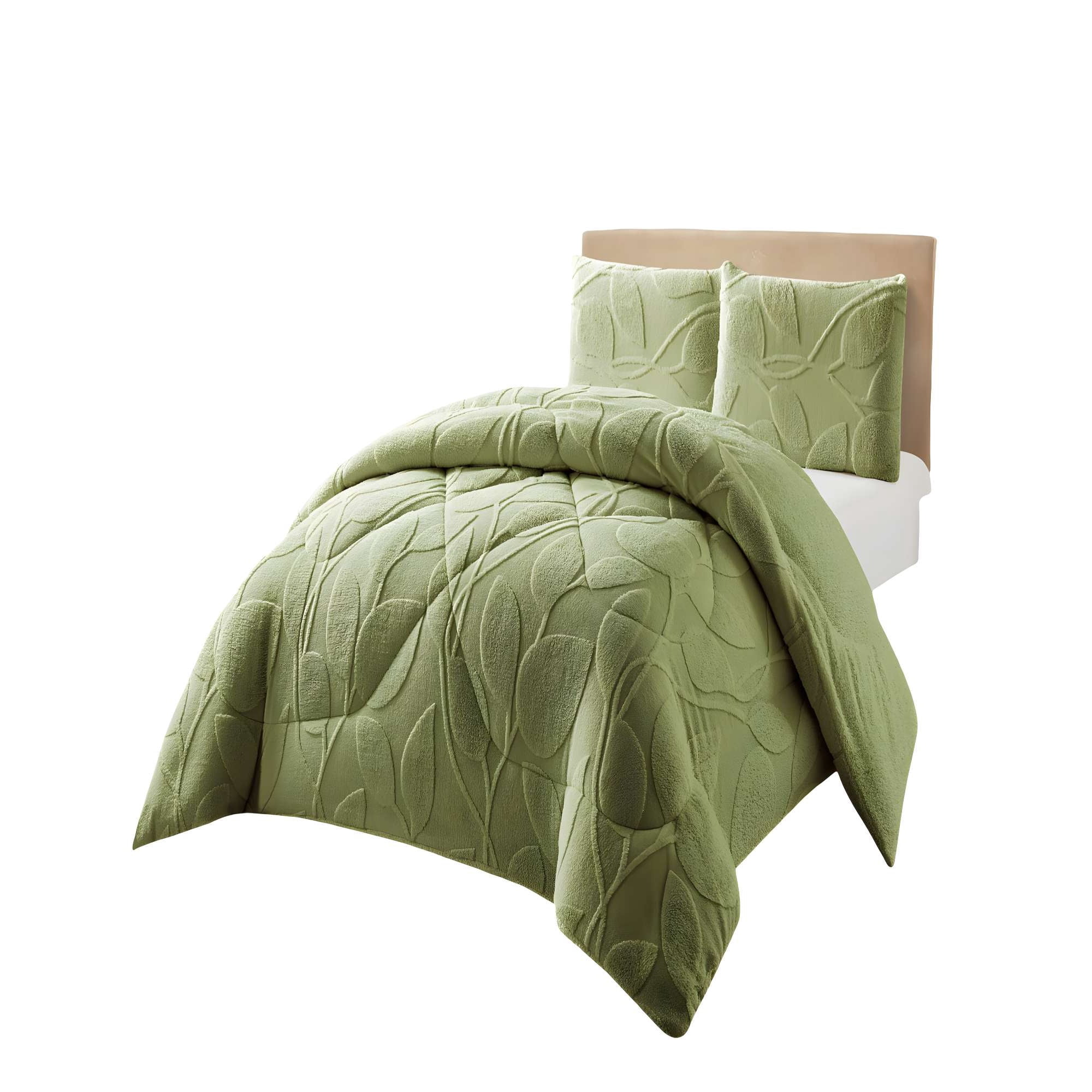 Genérico - Cobertor Sherpa Texturizado Ry King Verde