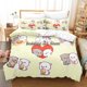 thumbnail image 1 of Peach Cat Bedding Set Bed Set Aldult Kid Bedroom Duvetcover Sets Bed Sheet Set, 1 of 5