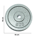 thumbnail image 3 of Disco Hierro Mancuerna 5 Kg, 3 of 3