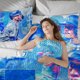 thumbnail image 5 of Los_Angeles_Dodgers #50 Mookie Betts Quilt Set FullSoft Lightweight Quilts Quilted Bedspreads3 Pieces Set Queen SizeColorful Cartoon Print All Season, 5 of 5