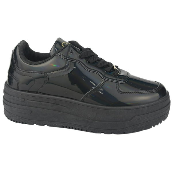 Zapatilla Chalada Mujer Mitsu-1 Negro Urbano