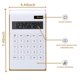 thumbnail image 3 of Calculadora Artyea Slim2 de 10 dígitos con energía solar, color blanco, 3 of 6