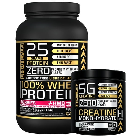 Pack Proteina 100% Whey 1kg Berries + Creatina 300gr -