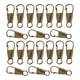 thumbnail image 1 of 20 Piezas Tirador De Cremallera Desmontable Para Abrigo Botas 4 Colores Clip Color Cobre, 1 of 5