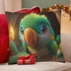 thumbnail image 4 of Loro Fundas de almohada de terciopelo con tema, regalos de funda de almohada, decoración para el hogar, cojín de lanzar, regalo de cumpleaños para fans y parejas.30*30cm., 4 of 6