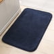 thumbnail image 1 of Xiao Hua Tapete de Piso de Baño Lavable Antideslizante, Tapete de Baño Decorativa, Tapete de Piso de Alta Felpa Gruesa y Absorbente, Azul Oscuro, 24 X 35.4 Pulgadas, 1 Pieza, 1 of 4
