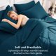 thumbnail image 4 of Juego de ropa de cama CozyLux Queen 7 piezas Lyons Blue, 4 of 9