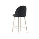 thumbnail image 1 of Silla de Bar Elegante Deluxe Terciopelo - Negro, 1 of 5