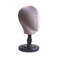Ioensy - Soporte Para Cabeza De Pelucas, Soporte Para Sombrero Para Cosmetología, Entrenamiento De Peluquería, Trenzado De Cabello, Base Negra