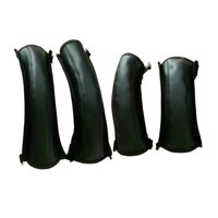 Magideal - Cubierta De La Manija Del Cochecito De Bebé Cubierta De La Manija De La Silla De Bebé Reemplazo De Cuero De Pu Fácil De Instalar Cubierta De La Manija Negro