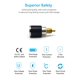 thumbnail image 4 of Cargador Cliff Top 28W USB-C USB-A 12V/24V para Motocicleta, 4 of 6