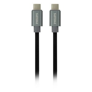 Philips - Cable De Carga Usb C A Usb C 120Cm Negro Dlc5533C/97