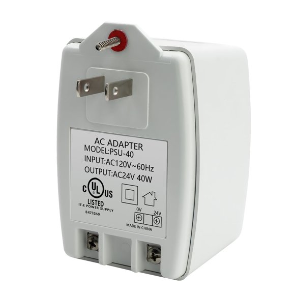 Transformador CENTROPOWER 24V 40VA Enchufable con Reinicio Automático
