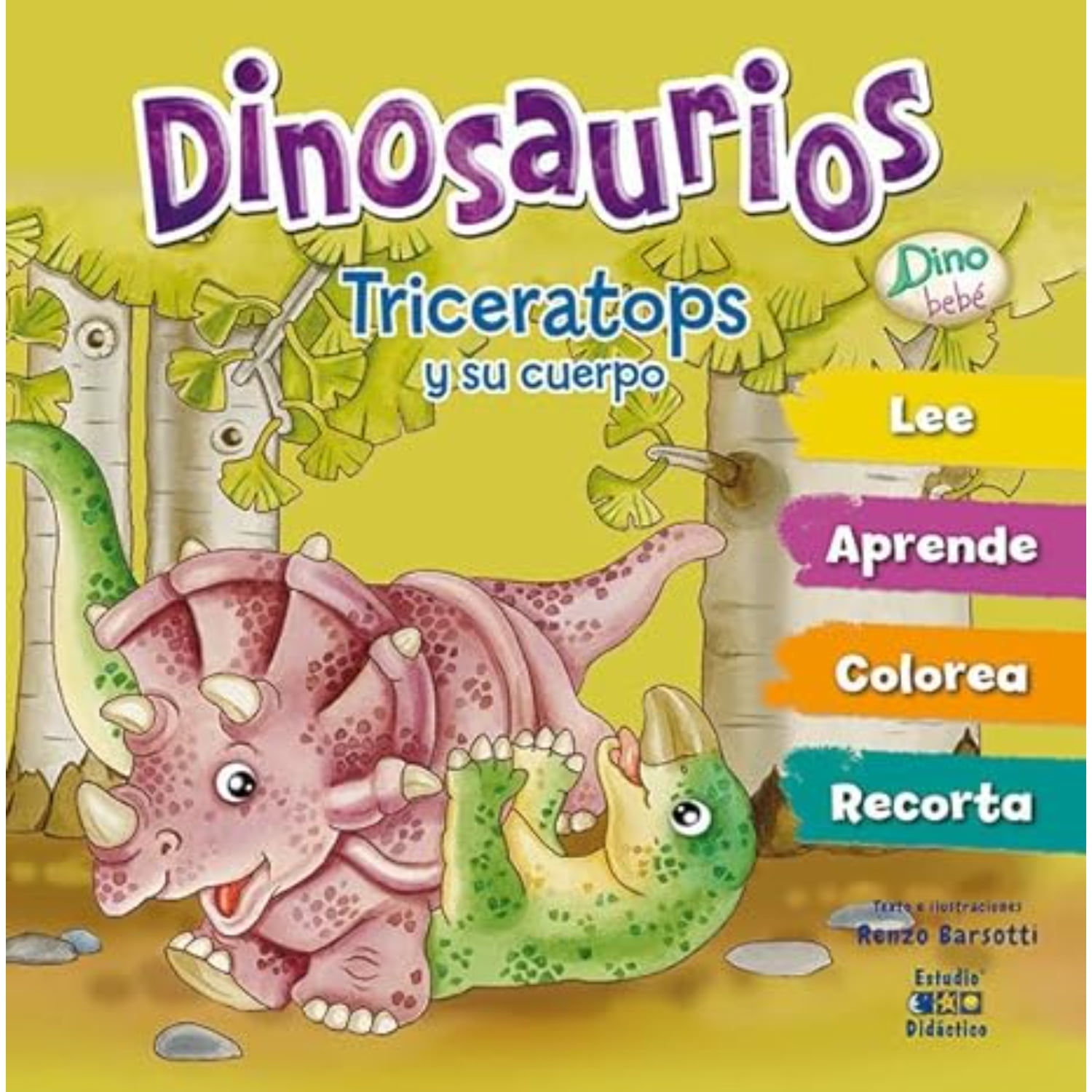 Edimat Libros - Triceratops Y Su Cuerpo -dino Bebe