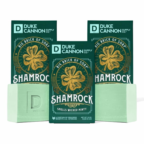 Jabón Duke Cannon Supply Co. 283 g Shamrock (Pack de 3)