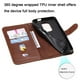 thumbnail image 4 of Funda con Cremallera para Motorola MOTO G9 Play, Carcasa Cartera de Cuero PU con Soporte y Tarjetero, 4 of 5