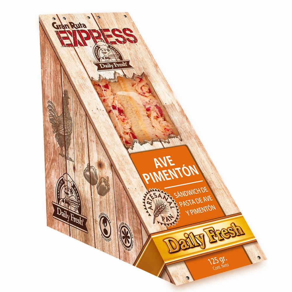 Sandwich Miga Ave Pimentón 121 g Daily Fresh