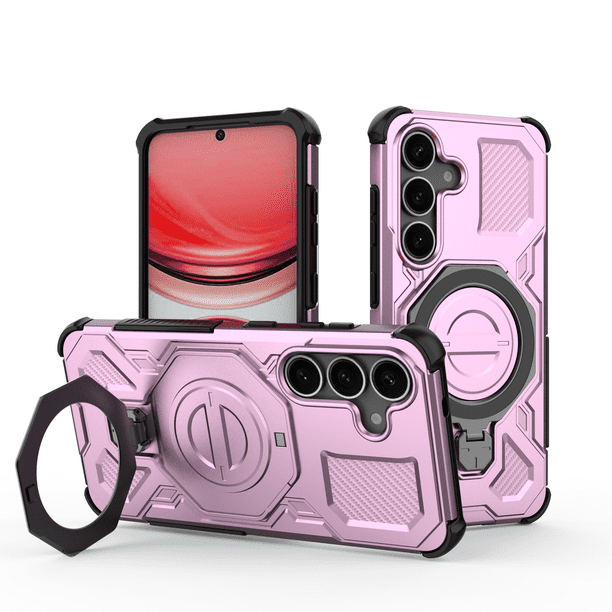 Funda FOXDOCK para Samsung Galaxy S25 , magnética, ligera, soporte 360°, antigolpes