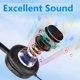 thumbnail image 5 of Auriculares con cable ZXQZYM 3.5 mm negro – paquete de 100 unidades, 5 of 7