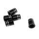 thumbnail image 4 of 5 piezas de golf negro con punta de manguito casquillos tapas anillos adaptadores 8.9 x 16 x 13.4 mm, 4 of 5
