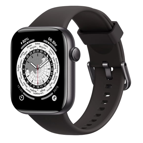 Reloj inteligente AcclaFit de 1.85'' con pantalla táctil HD y Bluetooth para Android/iOS