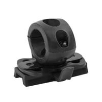 Ioensy - Abrazadera Negra Fácil De La Linterna De La Instalación De Los Accesorios Del Soporte De La Linterna Del Casco