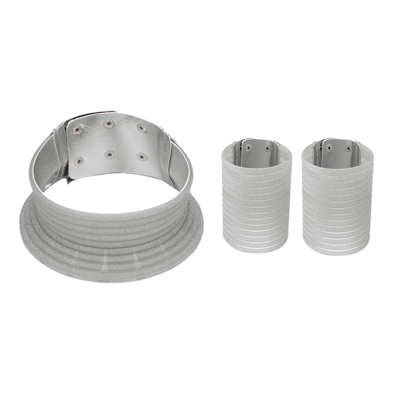 Ioensy - Gargantilla Nacional Africana, Pulsera, Declaración De Egipto Para Fiestas Temáticas, Niñas, Plata