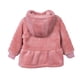 thumbnail image 2 of Polerón Bebé Niña Coral Fleece Suave con Cierre Rosado, 2 of 3