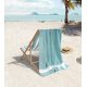 thumbnail image 2 of Toalla de playa LANE LINEN de gran tamaño, turca, paquete de 2 unidades, color verde Hunter, 2 of 6