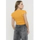 thumbnail image 2 of Polera Mujer Manga Corta Recogido Naranjo Corona, 2 of 5