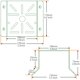 thumbnail image 2 of Soporte de pared de acero inoxidable para montaje en esquina para cámaras, 2 of 6