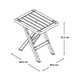 thumbnail image 4 of Mesa Plegable Plastico Rectangular Cafe 65X50X74Cms cafe, 4 of 5